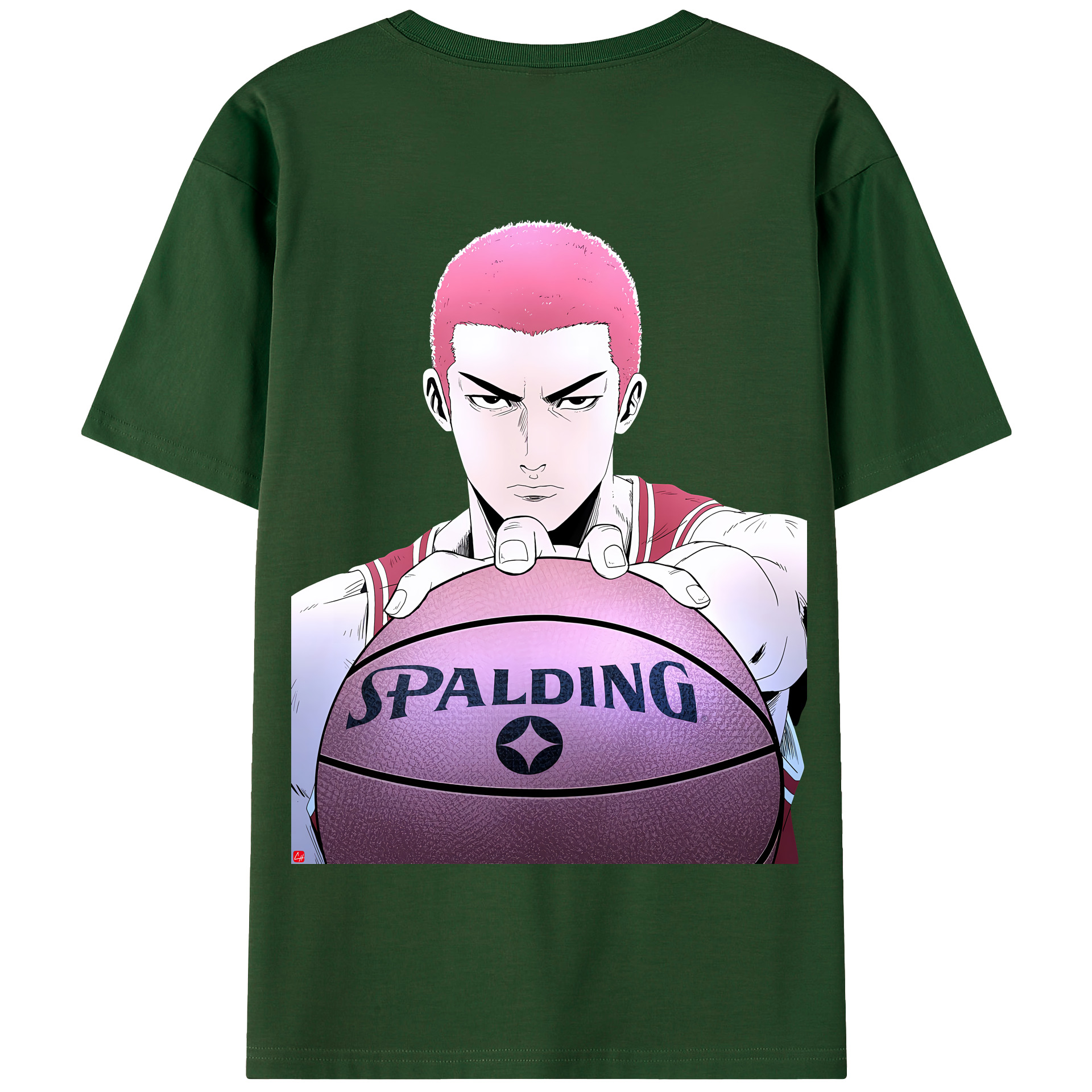SLAM DUNK／スラムダンク 綿100％半袖Tシャツ（背面プリント）